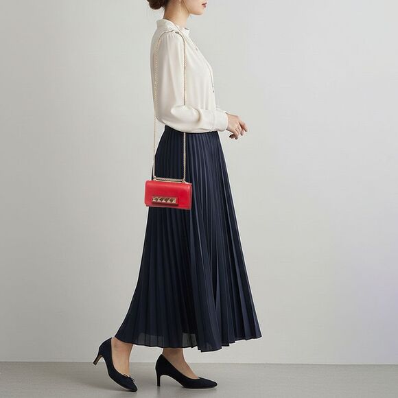 Valentino Va Va Voom Mini Red Leather Chain Clutch - Picture 2 of 7